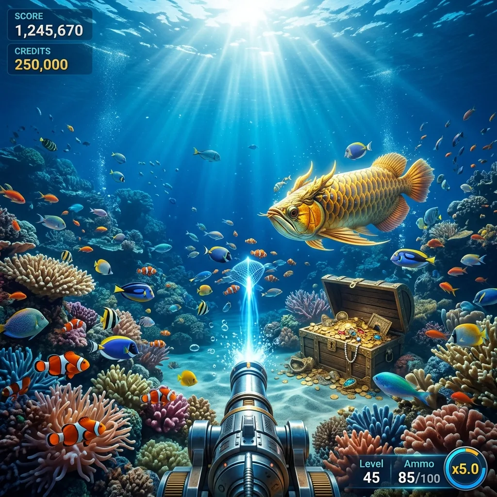 Bắn Cá 3D - Đồ họa sống động