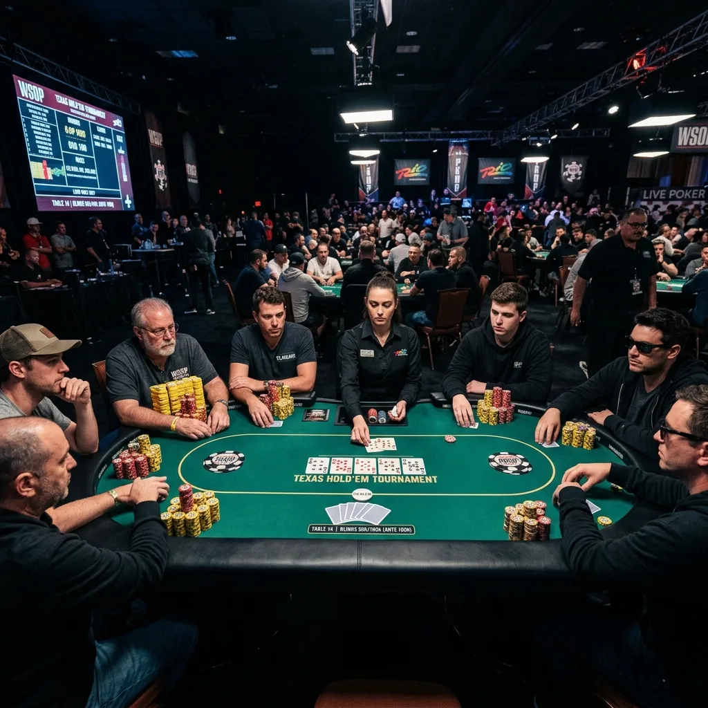 Poker Texas Holdem - Tournament chuyên nghiệp