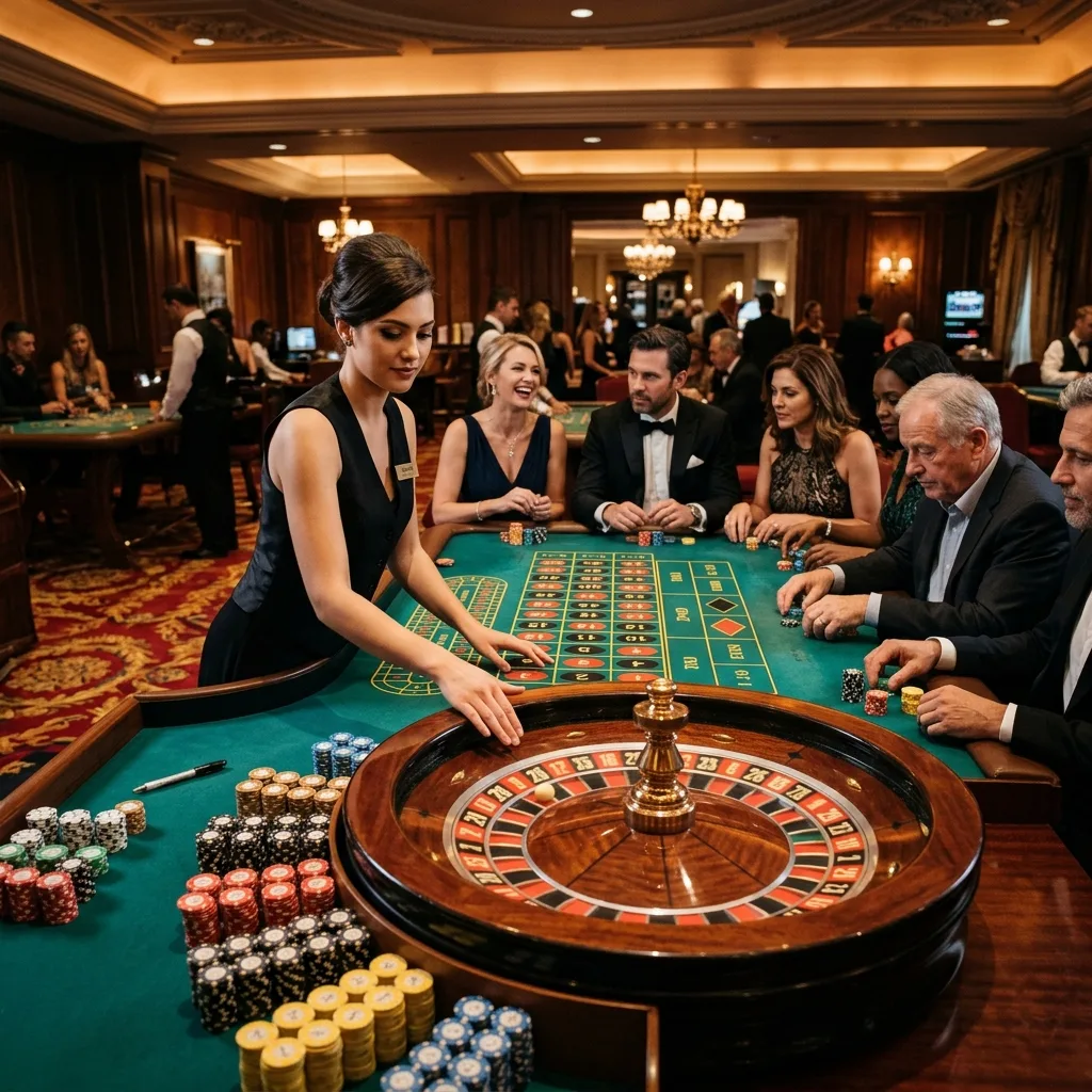 Roulette 68VIP - Dealer quay vòng roulette